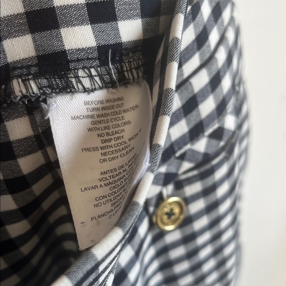 Anne Klein Black and White Checkered Dress Pants - Picture 3 of 5